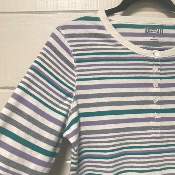 Duluth Trading • Long Sleeve Thermal Stripped Top - Picture 4 of 5